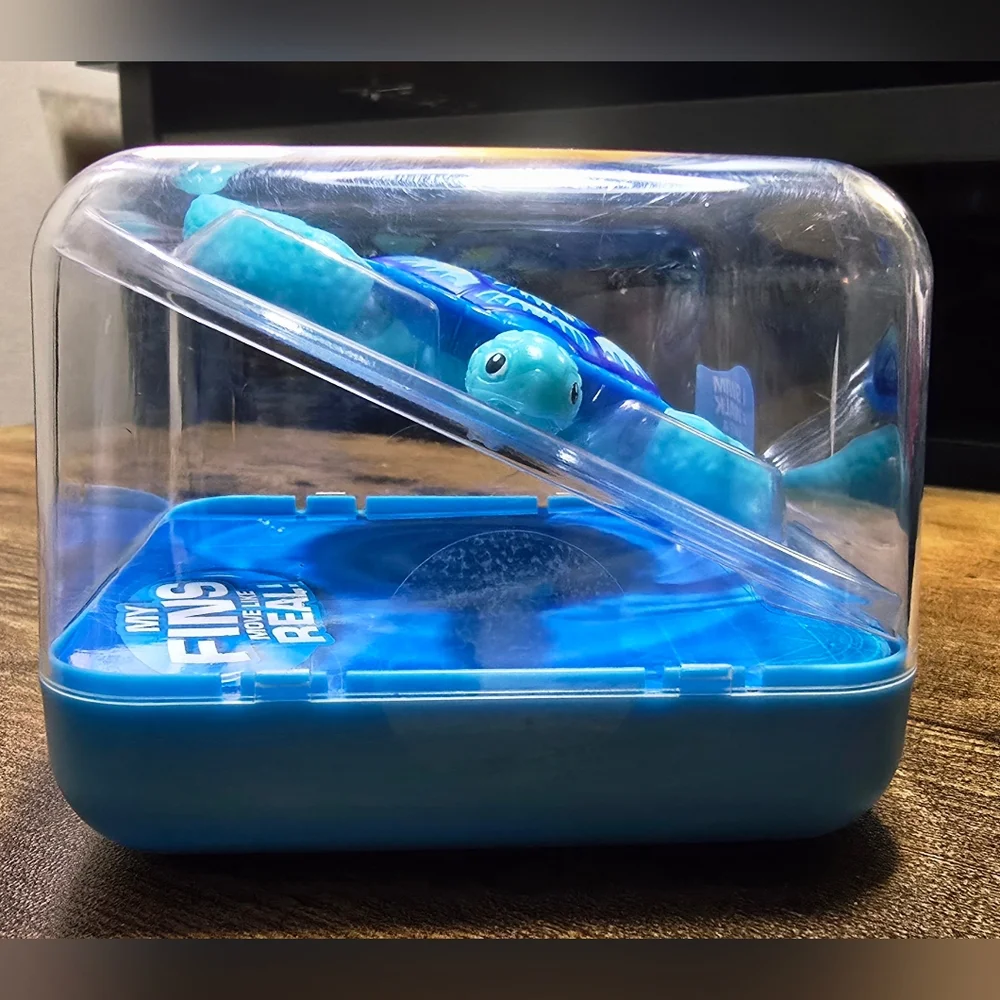 ZURU Robo Alive Swimming Turtle Water Activated Toy NEW Sealed Blue Batteries In - Picture 4 of 8